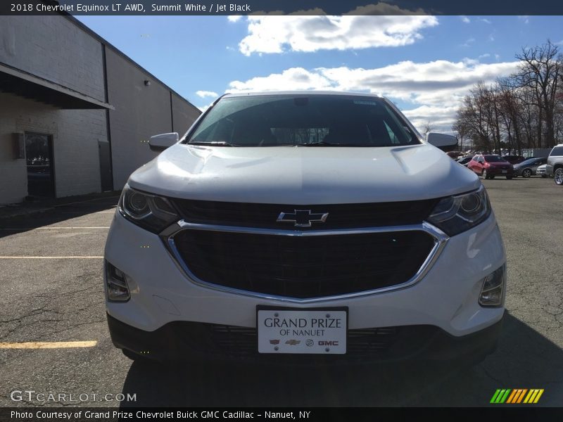 Summit White / Jet Black 2018 Chevrolet Equinox LT AWD