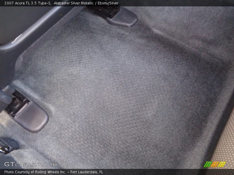 Alabaster Silver Metallic / Ebony/Silver 2007 Acura TL 3.5 Type-S