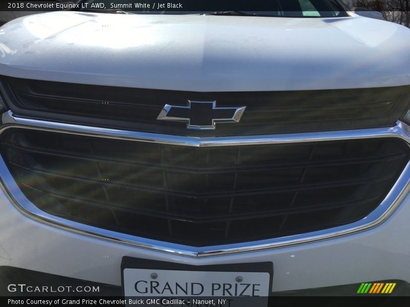 Summit White / Jet Black 2018 Chevrolet Equinox LT AWD