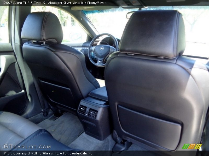 Alabaster Silver Metallic / Ebony/Silver 2007 Acura TL 3.5 Type-S