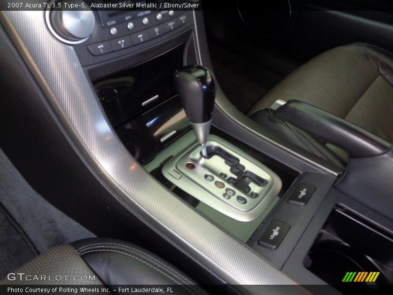 Alabaster Silver Metallic / Ebony/Silver 2007 Acura TL 3.5 Type-S