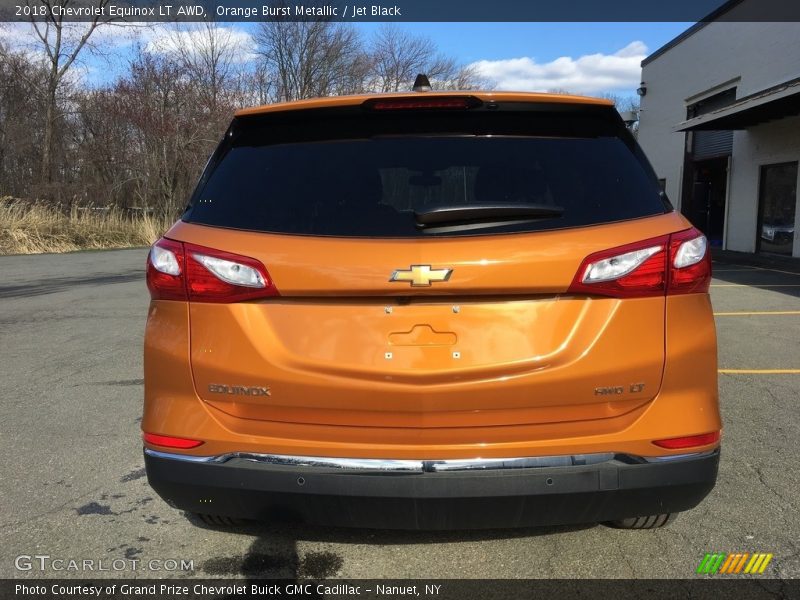 Orange Burst Metallic / Jet Black 2018 Chevrolet Equinox LT AWD