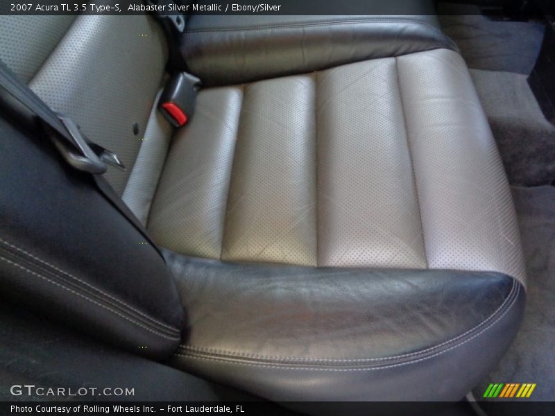Alabaster Silver Metallic / Ebony/Silver 2007 Acura TL 3.5 Type-S