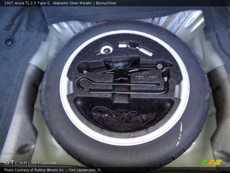 Alabaster Silver Metallic / Ebony/Silver 2007 Acura TL 3.5 Type-S