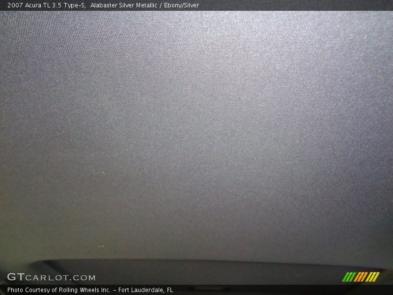Alabaster Silver Metallic / Ebony/Silver 2007 Acura TL 3.5 Type-S