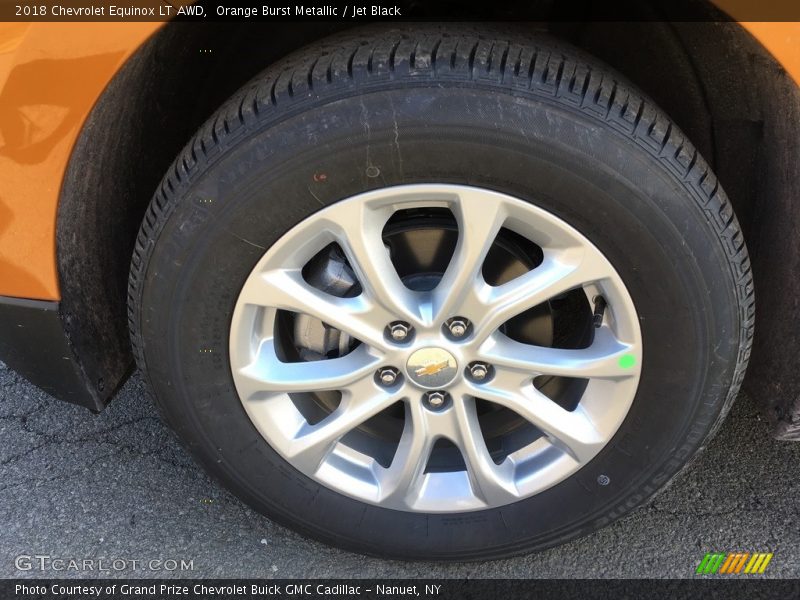 Orange Burst Metallic / Jet Black 2018 Chevrolet Equinox LT AWD