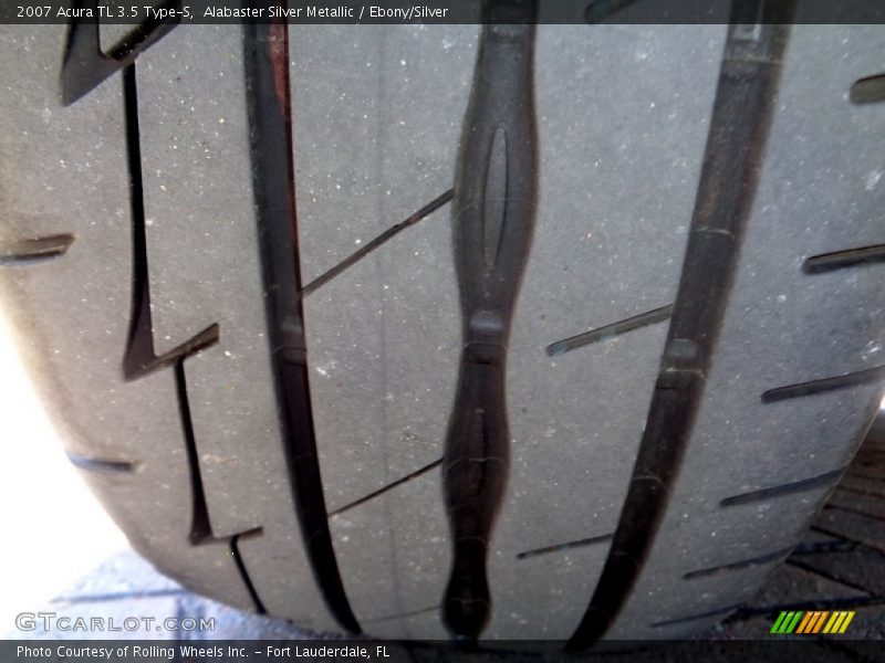 Alabaster Silver Metallic / Ebony/Silver 2007 Acura TL 3.5 Type-S
