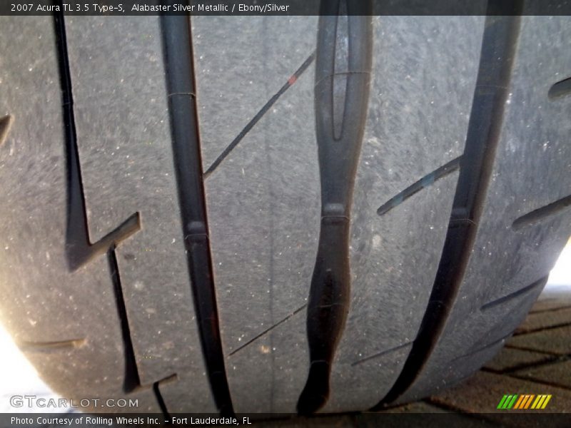 Alabaster Silver Metallic / Ebony/Silver 2007 Acura TL 3.5 Type-S