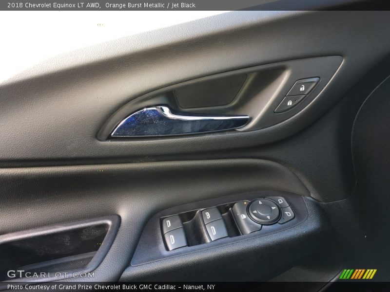 Orange Burst Metallic / Jet Black 2018 Chevrolet Equinox LT AWD