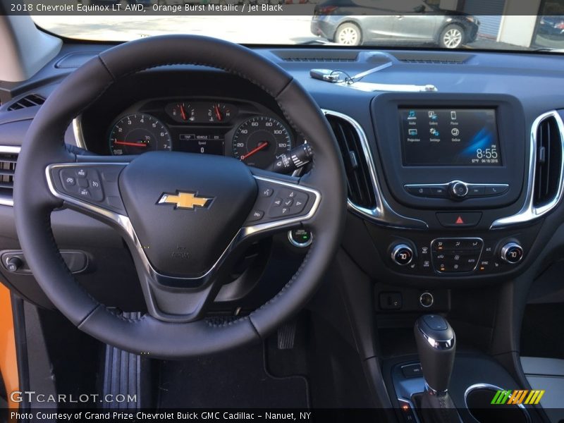 Orange Burst Metallic / Jet Black 2018 Chevrolet Equinox LT AWD