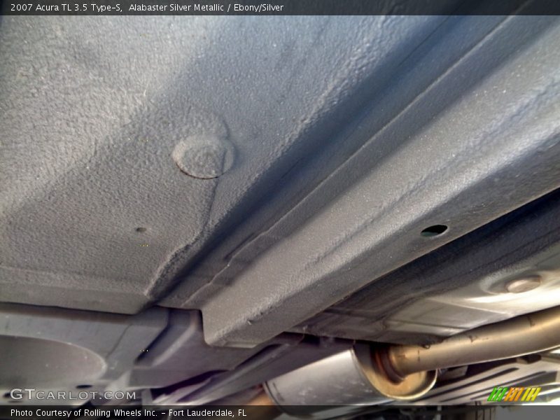 Alabaster Silver Metallic / Ebony/Silver 2007 Acura TL 3.5 Type-S