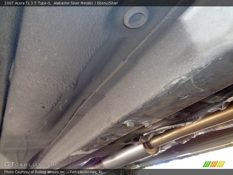 Alabaster Silver Metallic / Ebony/Silver 2007 Acura TL 3.5 Type-S