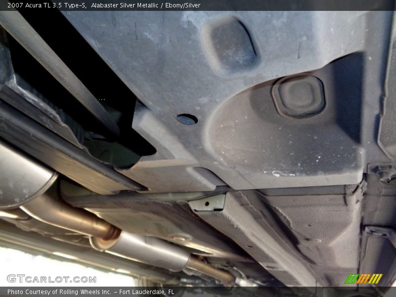 Alabaster Silver Metallic / Ebony/Silver 2007 Acura TL 3.5 Type-S