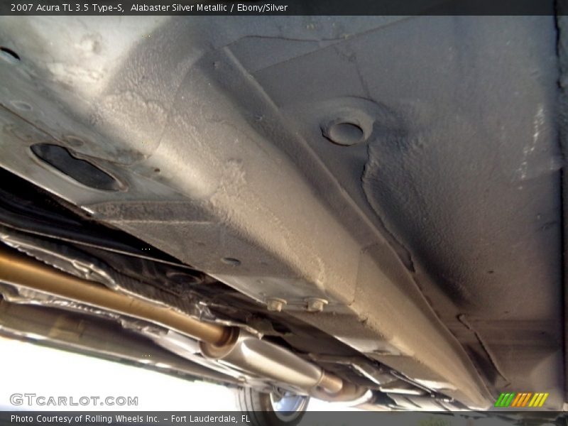 Alabaster Silver Metallic / Ebony/Silver 2007 Acura TL 3.5 Type-S