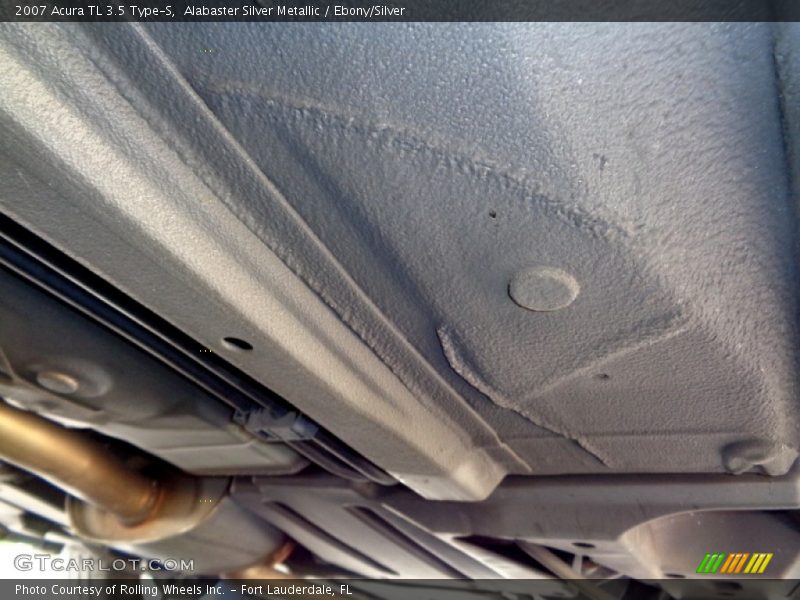 Alabaster Silver Metallic / Ebony/Silver 2007 Acura TL 3.5 Type-S