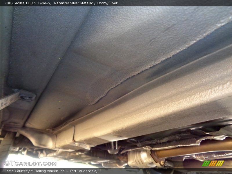 Alabaster Silver Metallic / Ebony/Silver 2007 Acura TL 3.5 Type-S