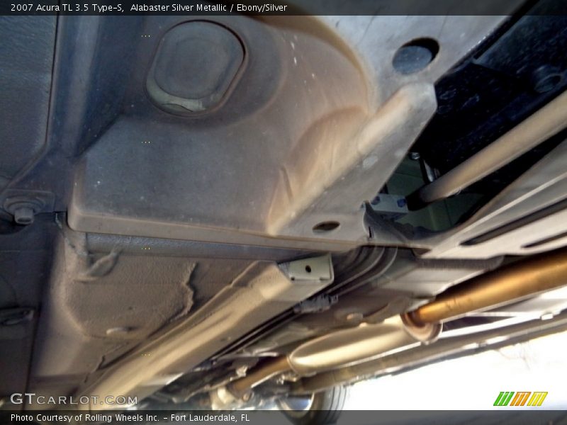 Alabaster Silver Metallic / Ebony/Silver 2007 Acura TL 3.5 Type-S