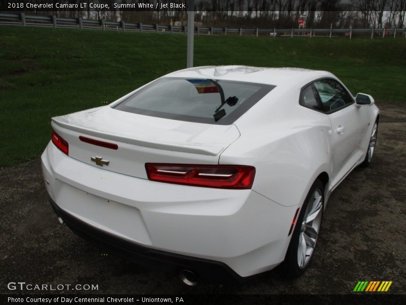 Summit White / Jet Black 2018 Chevrolet Camaro LT Coupe