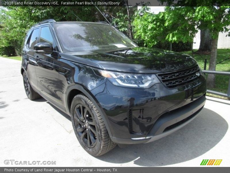 Farallon Pearl Black / Ebony/Ebony 2018 Land Rover Discovery HSE