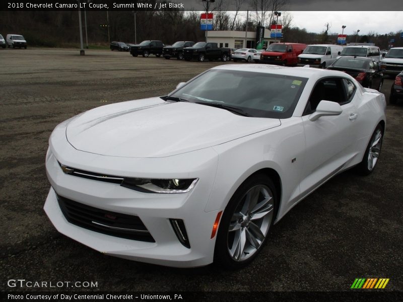 Summit White / Jet Black 2018 Chevrolet Camaro LT Coupe