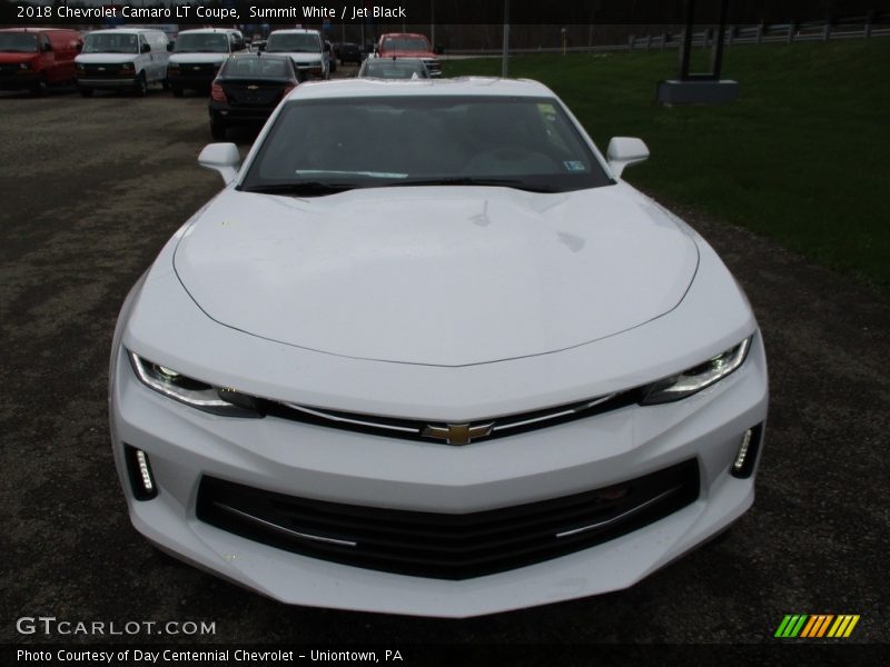 Summit White / Jet Black 2018 Chevrolet Camaro LT Coupe
