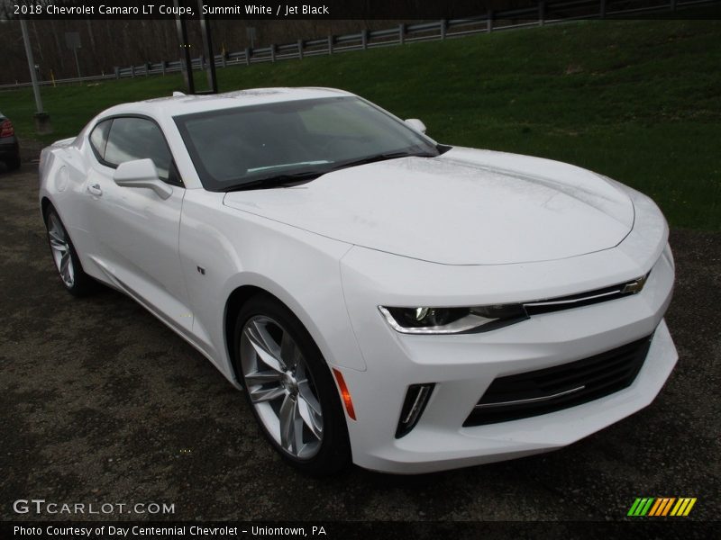 Summit White / Jet Black 2018 Chevrolet Camaro LT Coupe