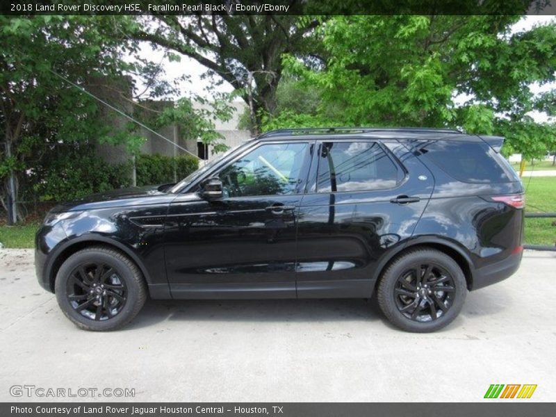 Farallon Pearl Black / Ebony/Ebony 2018 Land Rover Discovery HSE