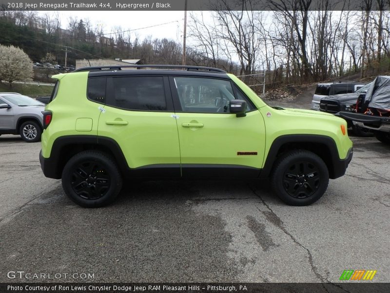 Hypergreen / Black 2018 Jeep Renegade Trailhawk 4x4