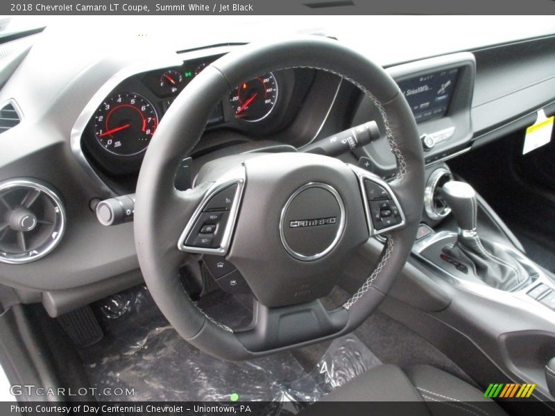 Summit White / Jet Black 2018 Chevrolet Camaro LT Coupe