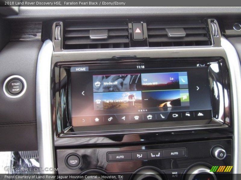 Farallon Pearl Black / Ebony/Ebony 2018 Land Rover Discovery HSE