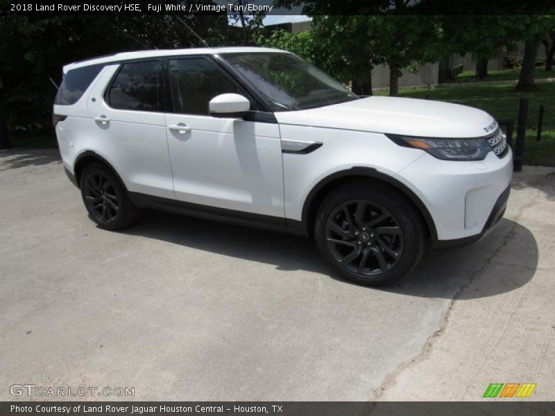 Fuji White / Vintage Tan/Ebony 2018 Land Rover Discovery HSE