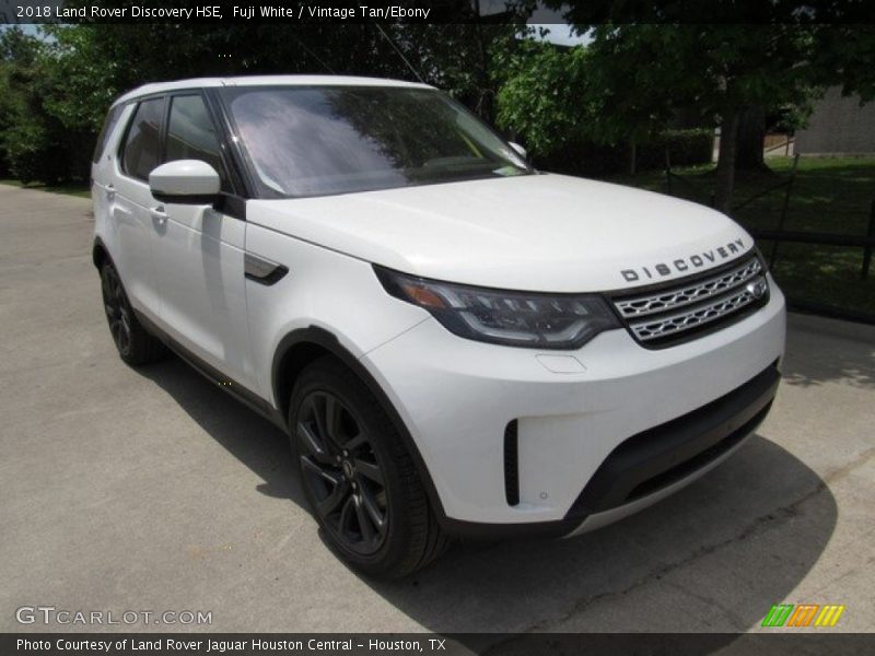 Fuji White / Vintage Tan/Ebony 2018 Land Rover Discovery HSE