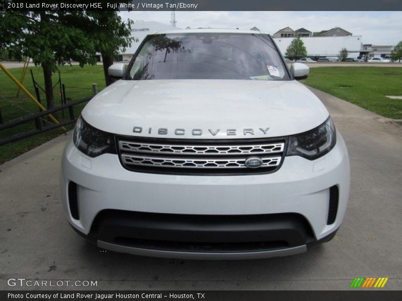 Fuji White / Vintage Tan/Ebony 2018 Land Rover Discovery HSE