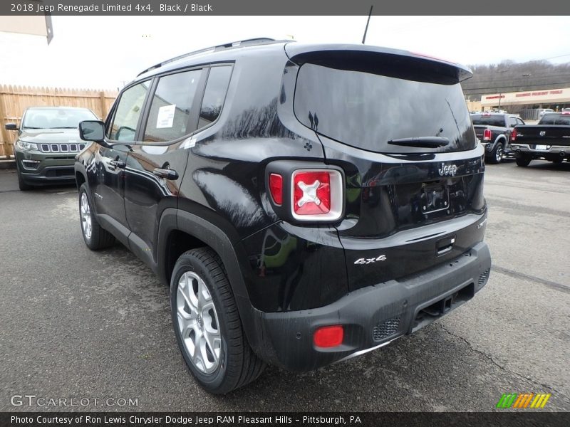 Black / Black 2018 Jeep Renegade Limited 4x4