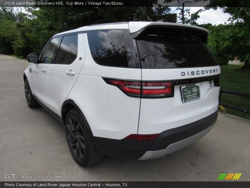 Fuji White / Vintage Tan/Ebony 2018 Land Rover Discovery HSE