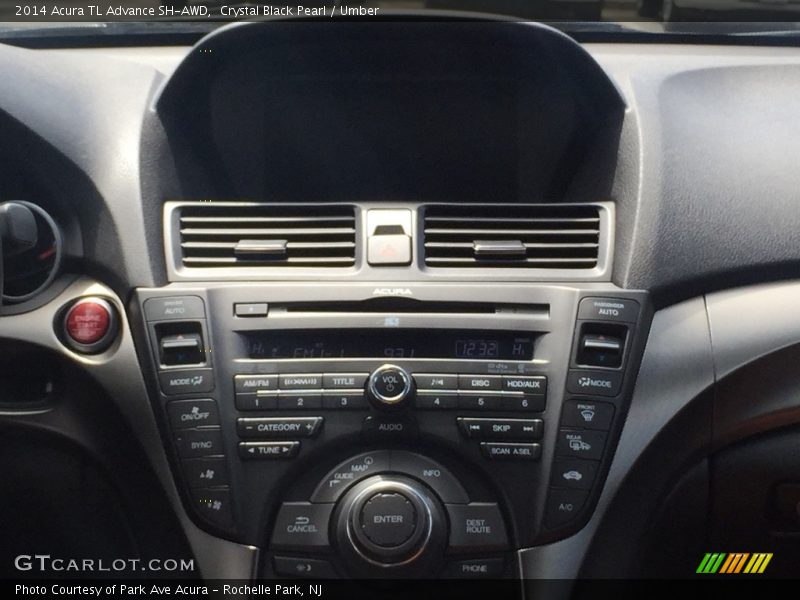 Crystal Black Pearl / Umber 2014 Acura TL Advance SH-AWD