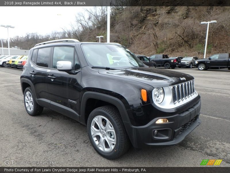 Black / Black 2018 Jeep Renegade Limited 4x4
