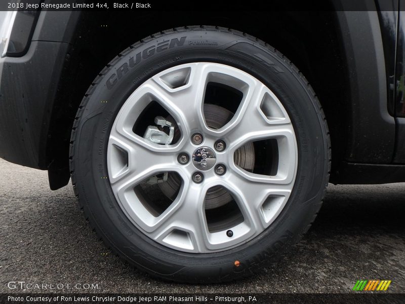 Black / Black 2018 Jeep Renegade Limited 4x4