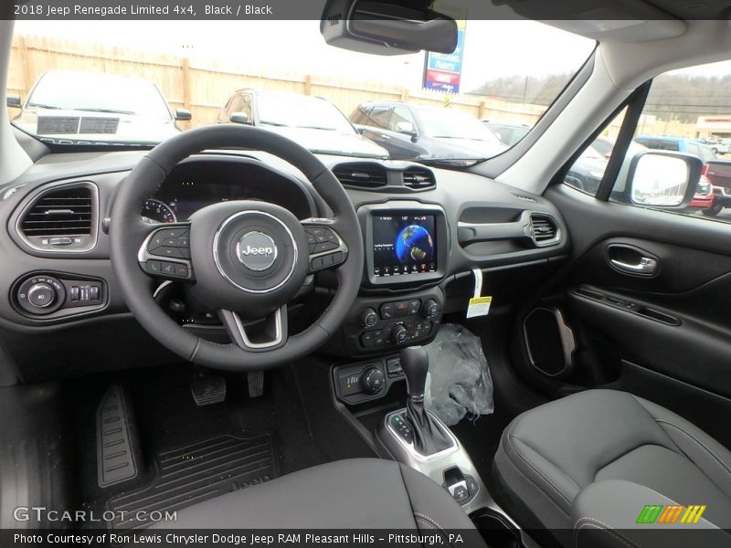 Black / Black 2018 Jeep Renegade Limited 4x4