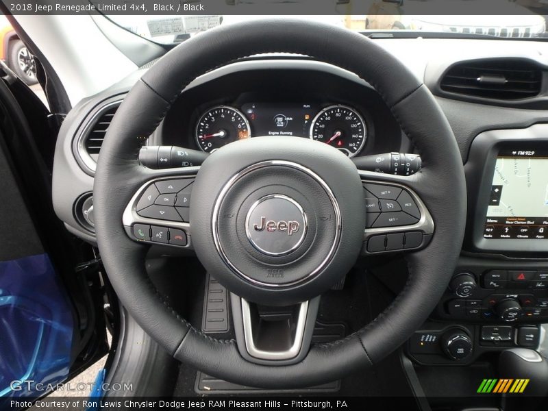 Black / Black 2018 Jeep Renegade Limited 4x4