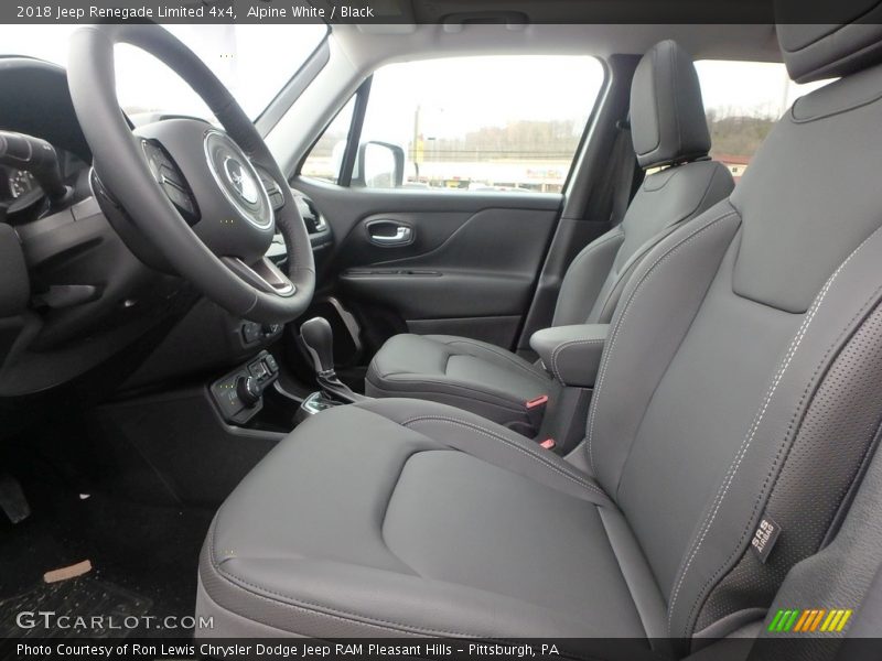 Alpine White / Black 2018 Jeep Renegade Limited 4x4