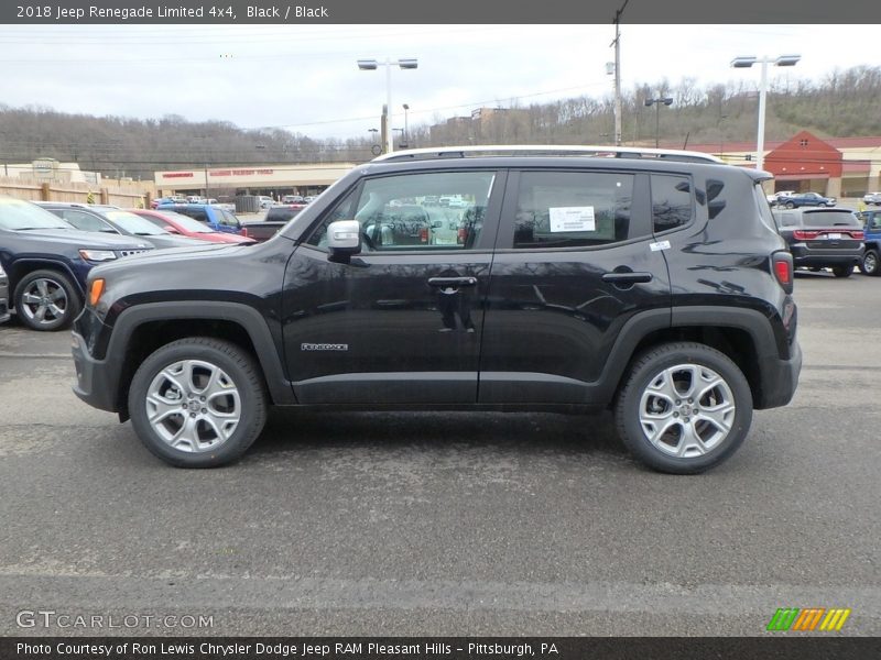 Black / Black 2018 Jeep Renegade Limited 4x4