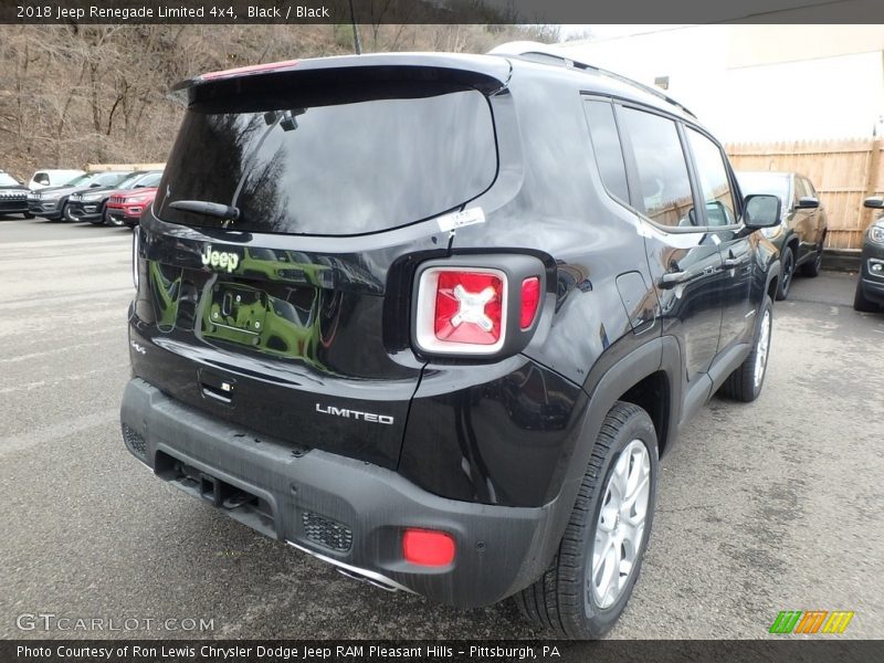 Black / Black 2018 Jeep Renegade Limited 4x4