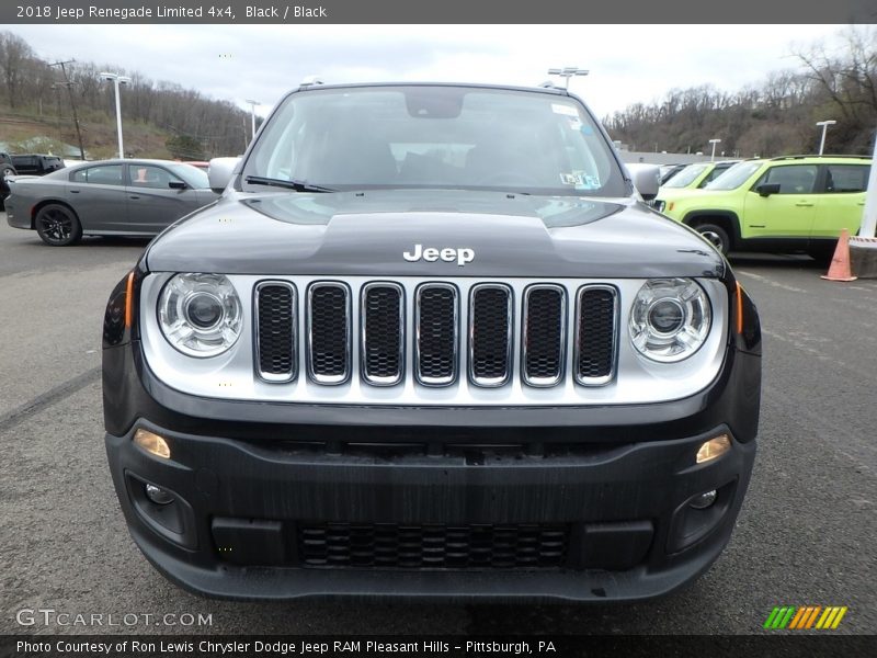 Black / Black 2018 Jeep Renegade Limited 4x4