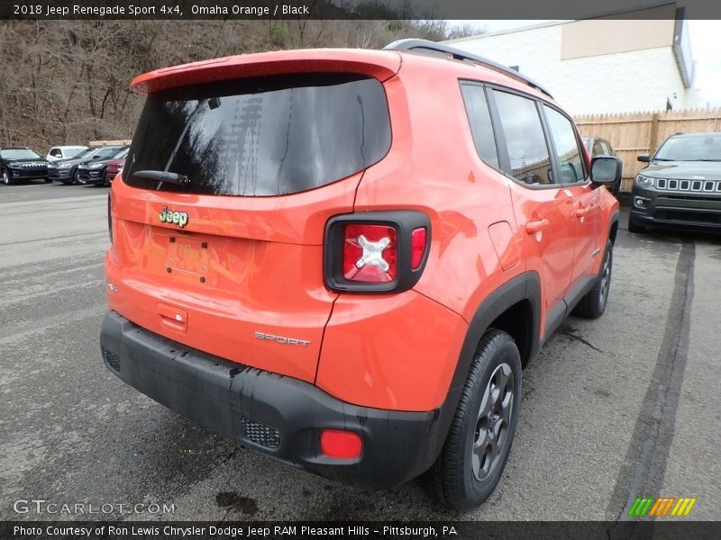 Omaha Orange / Black 2018 Jeep Renegade Sport 4x4