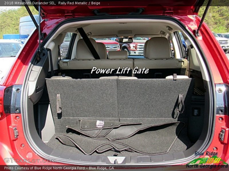 Rally Red Metallic / Beige 2018 Mitsubishi Outlander SEL