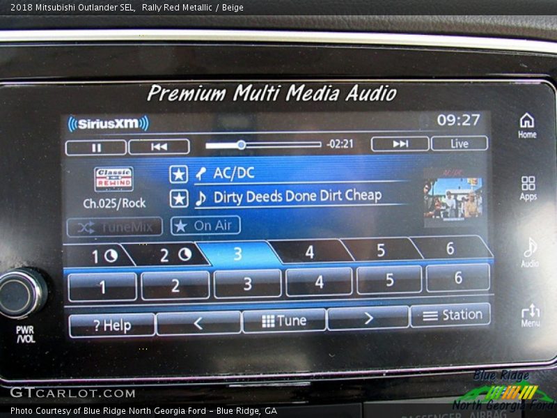 Rally Red Metallic / Beige 2018 Mitsubishi Outlander SEL