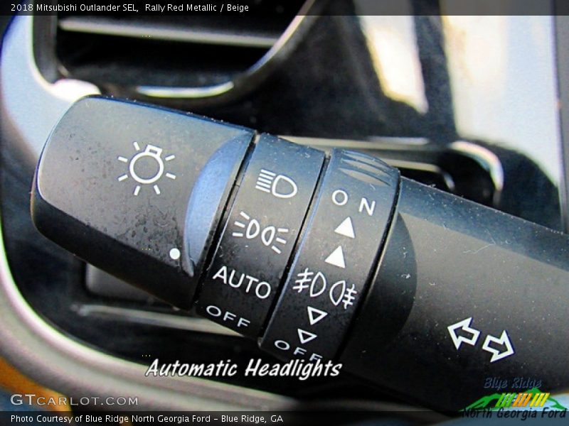 Rally Red Metallic / Beige 2018 Mitsubishi Outlander SEL