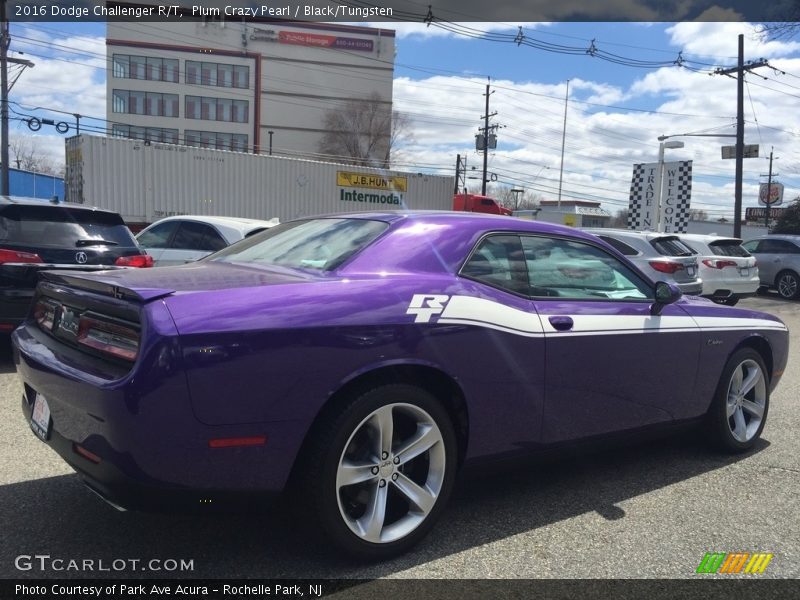 Plum Crazy Pearl / Black/Tungsten 2016 Dodge Challenger R/T