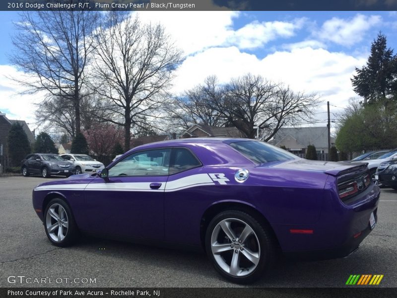 Plum Crazy Pearl / Black/Tungsten 2016 Dodge Challenger R/T
